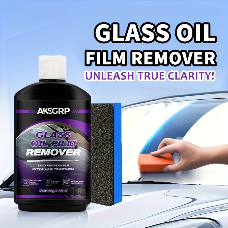 Car Shampoo Ph - 車の窓やミラー用の水垢と油膜除去剤 ガラスクリーニングツール 120g スポンジブラシ付きで視界を強化