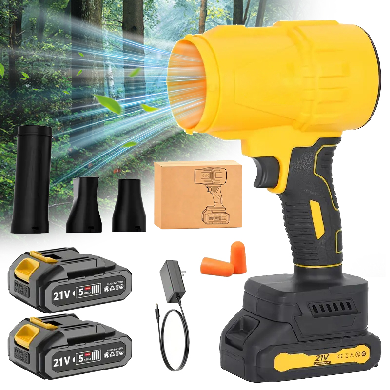 Dryer Car Blower - ワイヤレスブロワー ブラシレスターボファン ハンディヘアドライヤー 除草・ほこり取り用 20V充電式 車用ドライヤー