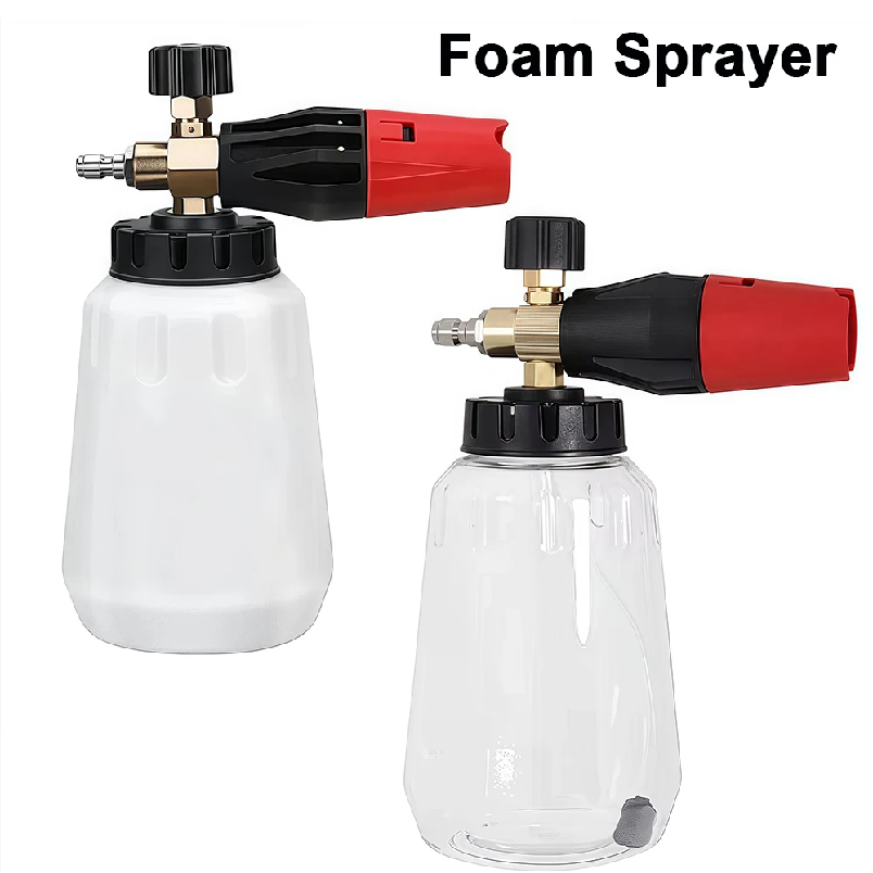 Pressure Washer Foam Gun - 高圧PAフォームキャノン 調整可能なフォームスプレーヤー スノーフォームガン 洗車アクセサリー クリーニングキット 高圧洗浄機用