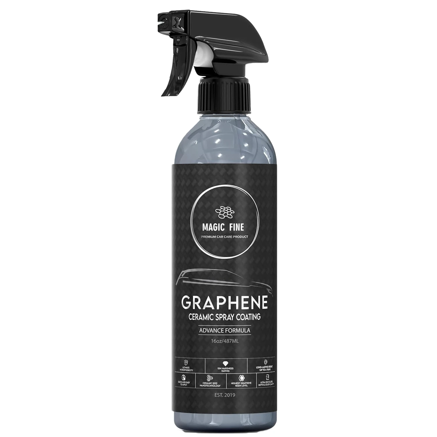 Car Wax Ceramic Coating - グラフェンセラミックスプレーコーティング 車やバイクに簡単装着 プロ仕様の光沢シーラント 水なし洗車ワックス