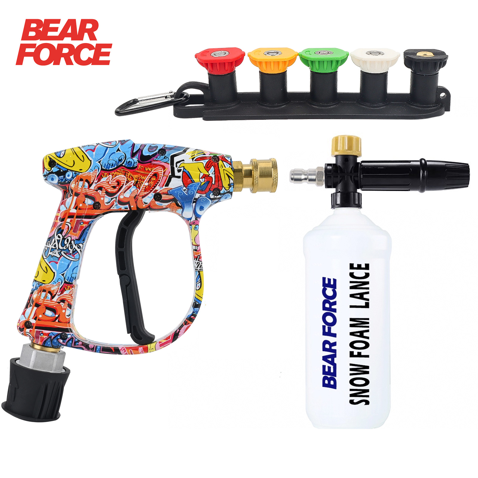 Pressure Washer Foam Gun - 高圧洗浄機水鉄砲車の洗浄用ホースコネクタケルヒャーニルフィスクパークサイドボッシュクイックコネクタノズル用