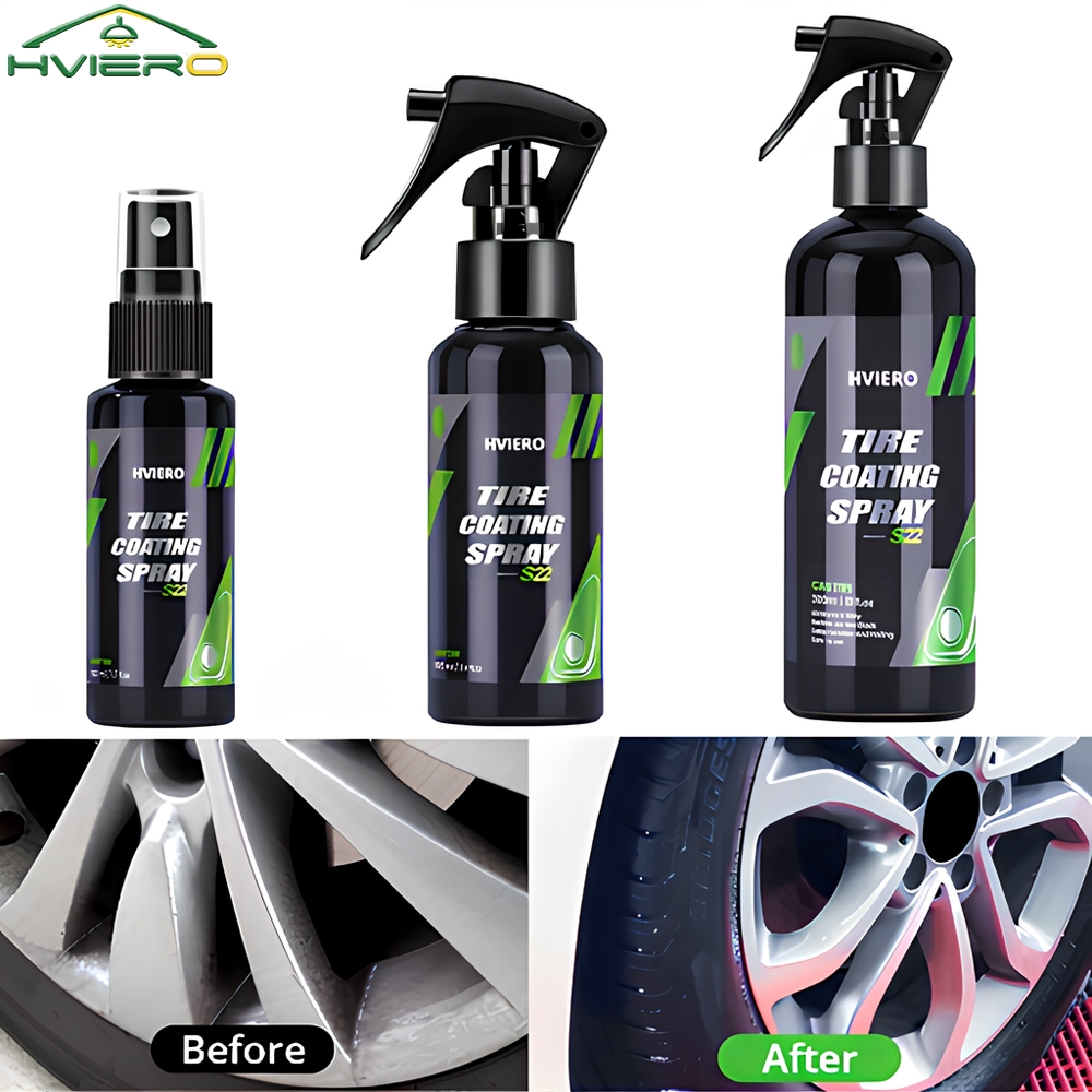 Tire Shine Spray Sealant - タイヤグロス HVIERO S22 タイヤコーティングスプレー 疎水性シーラントワックス 車のホイール用