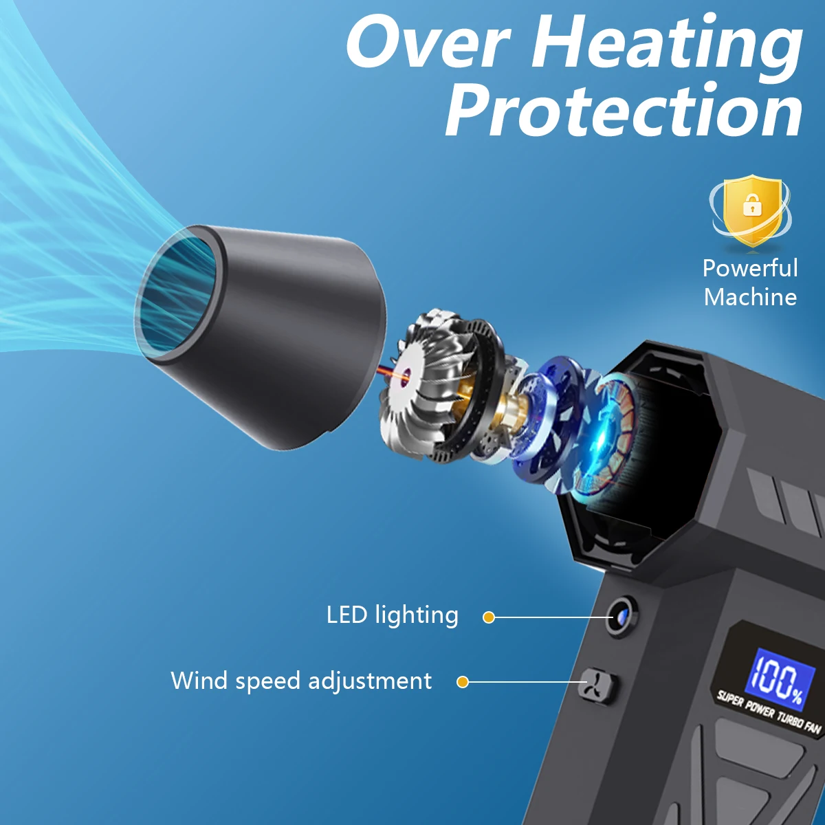 新型P70エアブロワー 110000rpm 4段階調整可能タ - Dryer Car Blower のレビューと価格