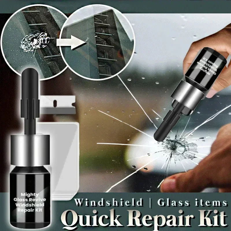 車のフロントガラスのひび割れ修理ツールアップグレード自動車ガ - Glass Cleaner Streak のレビューと価格