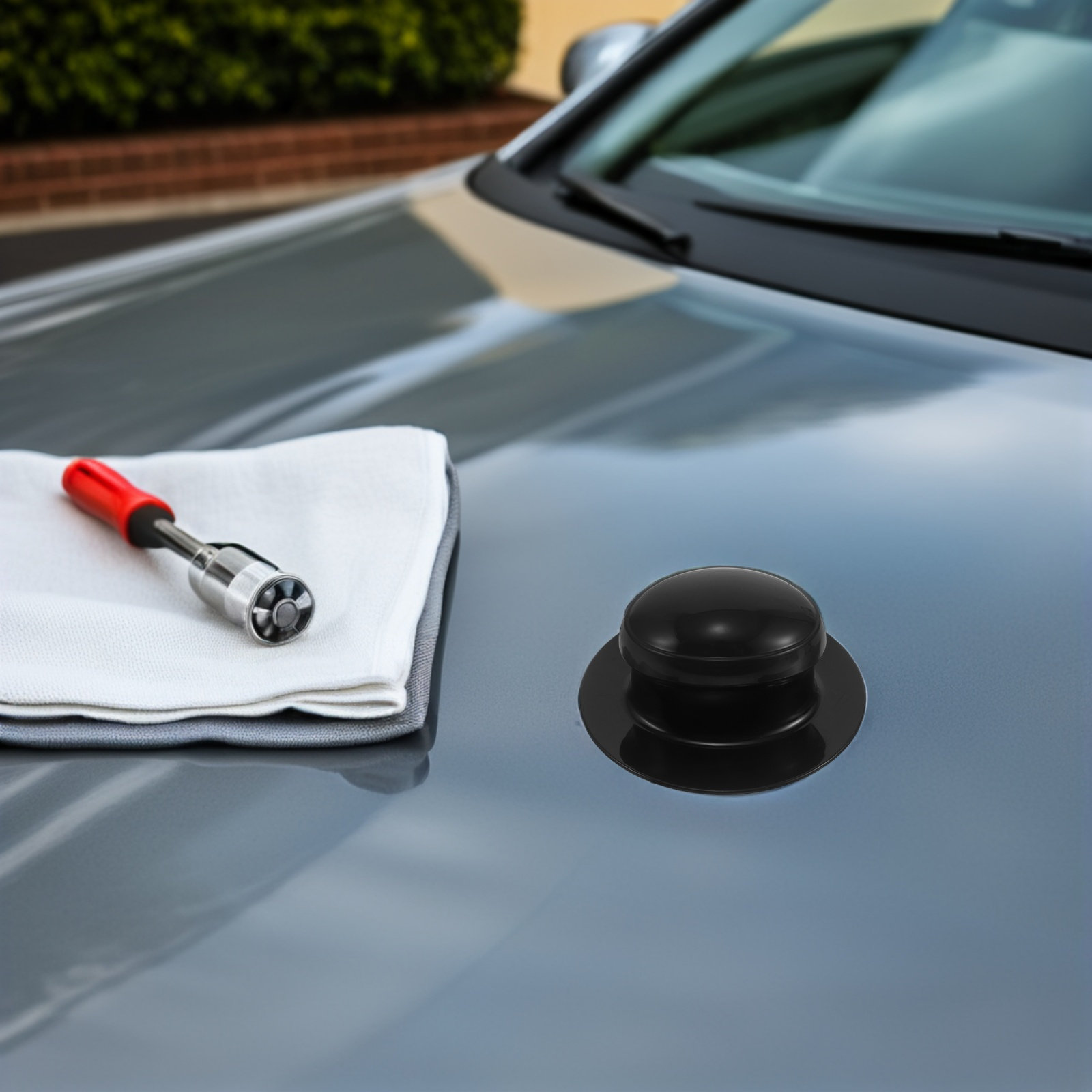 4個入り 車用ポリッシングパッド ハンドル付き プラスチック - Wax Applicator Pad のレビューと価格