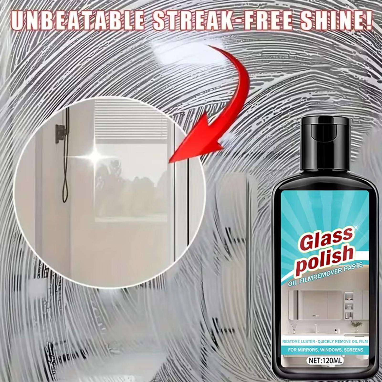 シャワーのドア用ガラスクリーナー 120ml 深層洗浄 汚れ - Glass Cleaner Streak のレビューと価格