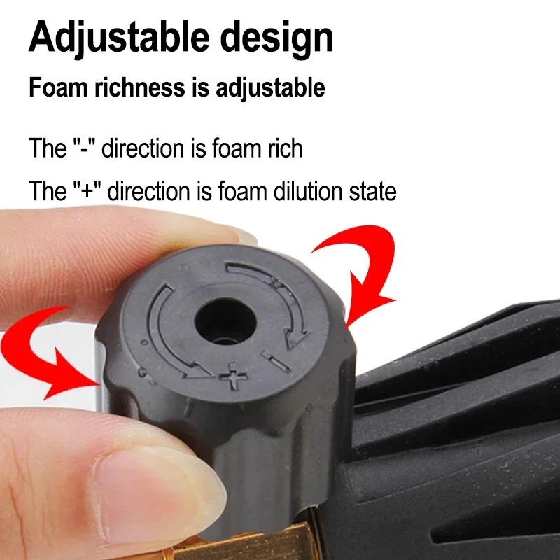 1/4インチクイックコネクトフォームキャノン＆高圧洗浄機ガン - Pressure Washer Foam Gun のレビューと価格