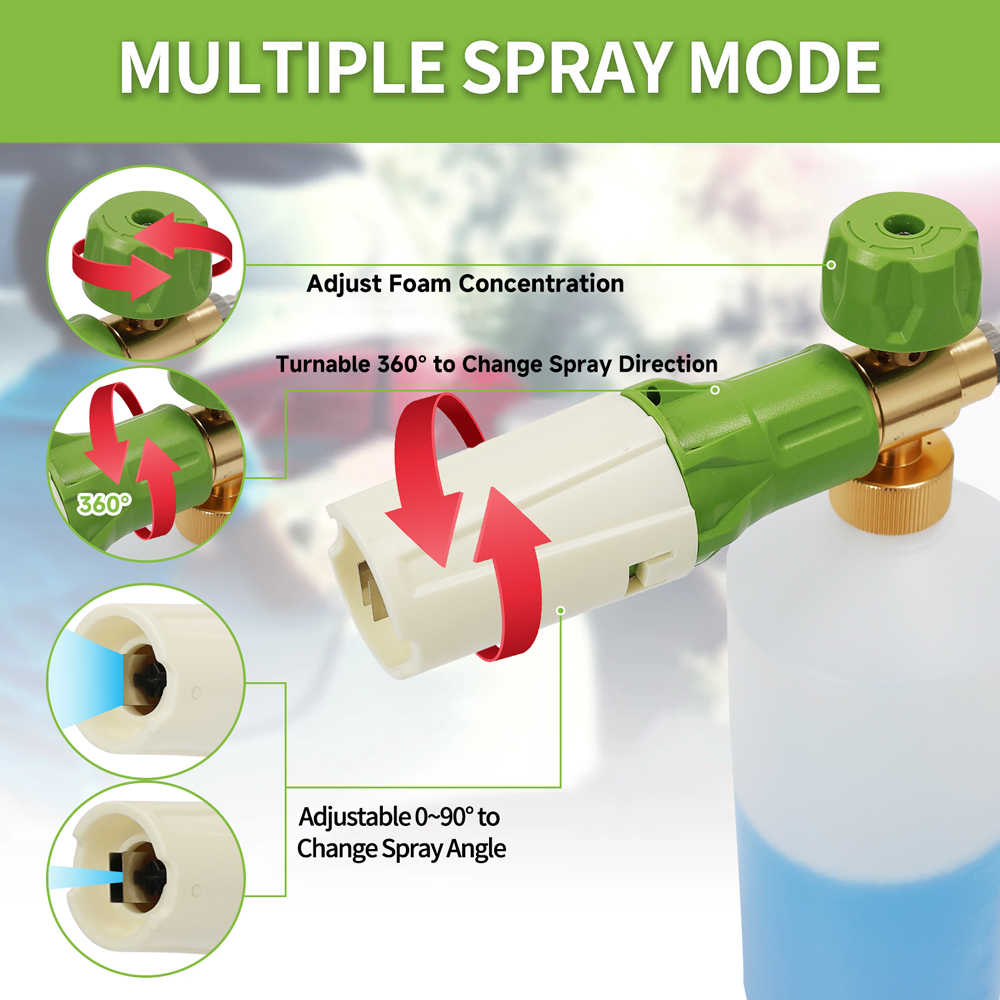 アルミフォームガンランスフォームキャノン洗車フォームメーカー - Pressure Washer Foam Gun のレビューと価格