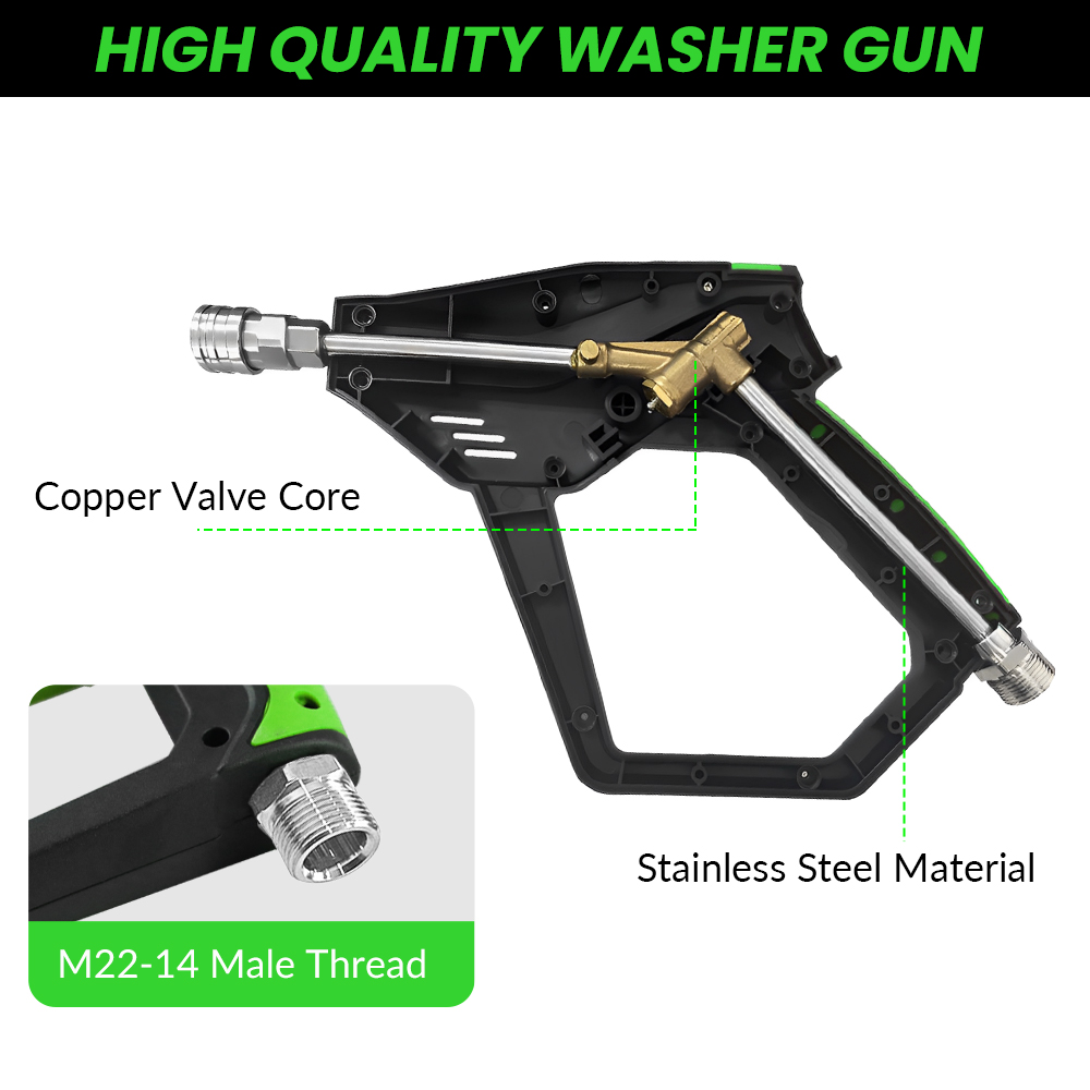高圧洗浄機アクセサリー 1/4インチクイックコネクトスプレー - Pressure Washer Foam Gun のレビューと価格