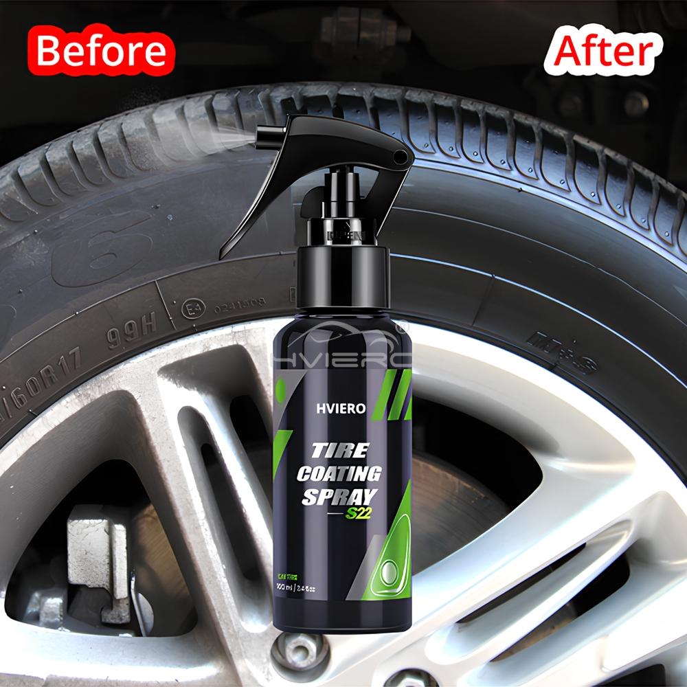車のタイヤ光沢剤タイヤコーティングスプレー疎水性シーラントワ - Tire Shine Spray Sealant のレビューと価格
