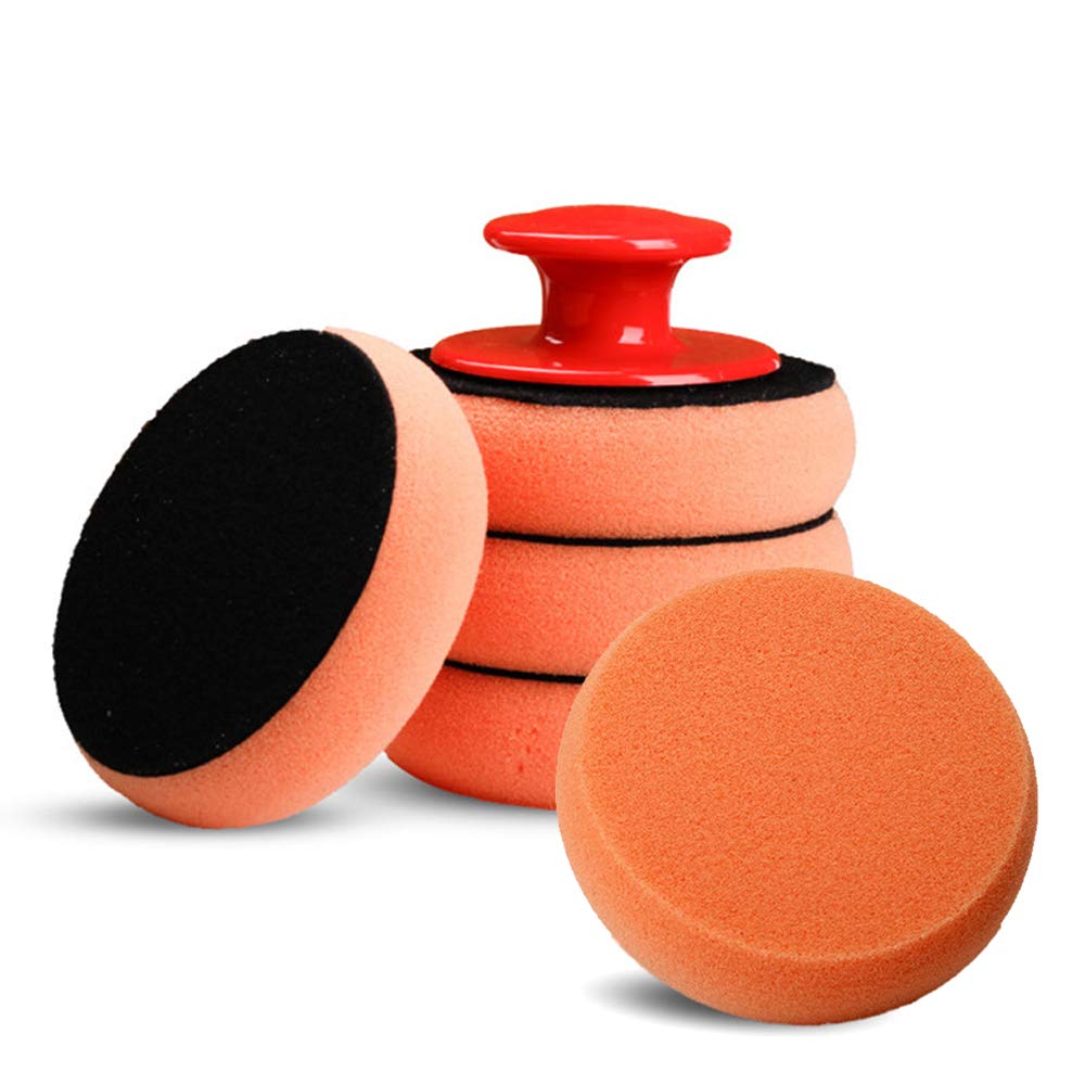 6個入りカーワックスアプリケーターパッドキット、ソフトスポン - Wax Applicator Pad のレビューと価格