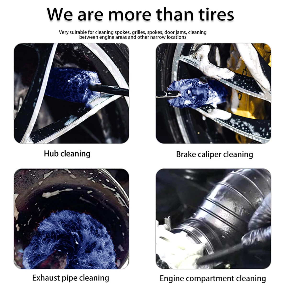 車の合金ホイール洗浄ブラシツール タイヤ洗浄用 ソフトブラシ - Wheel Cleaner Alloy のレビューと価格
