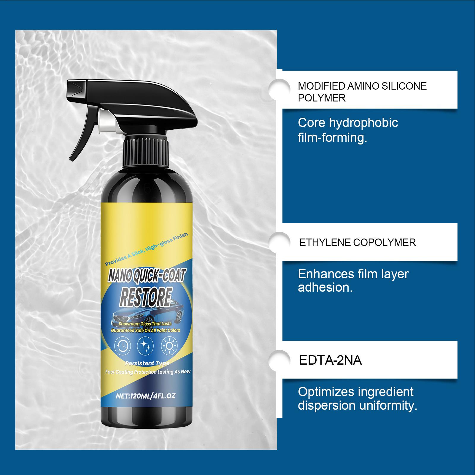 120ml 車用セラミックコーティングスプレー ナノシーラン - Car Wax Ceramic Coating のレビューと価格