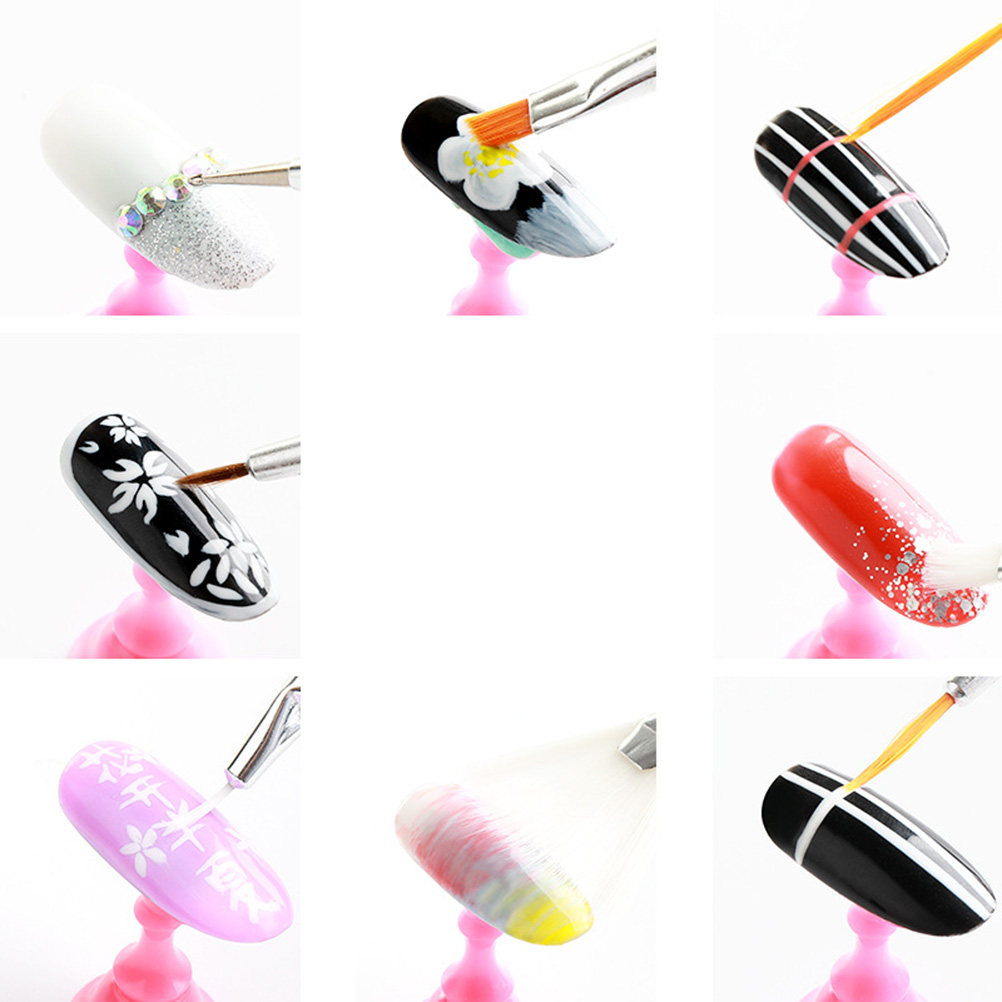 20本入りネイルアートペンブラシセット シリコンライナーキッ - Detailing Brush Set のレビューと価格