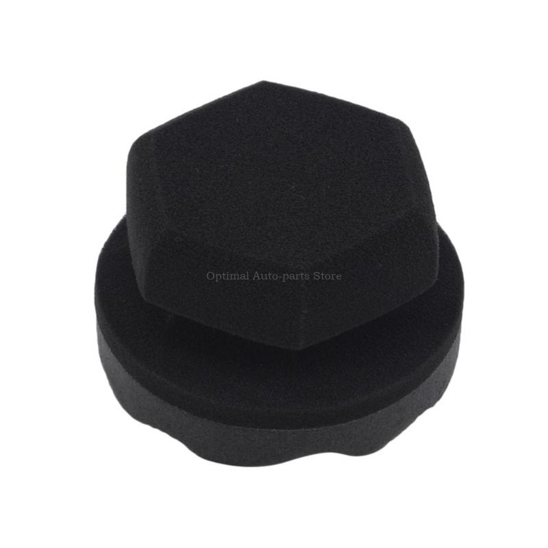 ウールブレンドのカーワックスアプリケータースポンジ4個パック - Wax Applicator Pad のレビューと価格