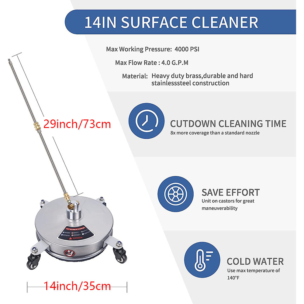 4000ポンド/平方インチ 14インチのディスク型片手操作、 - Wheel Cleaner Alloy のレビューと価格